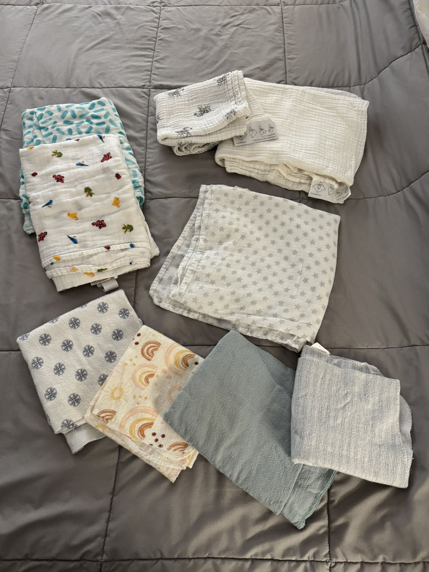Various Swaddle Blankets