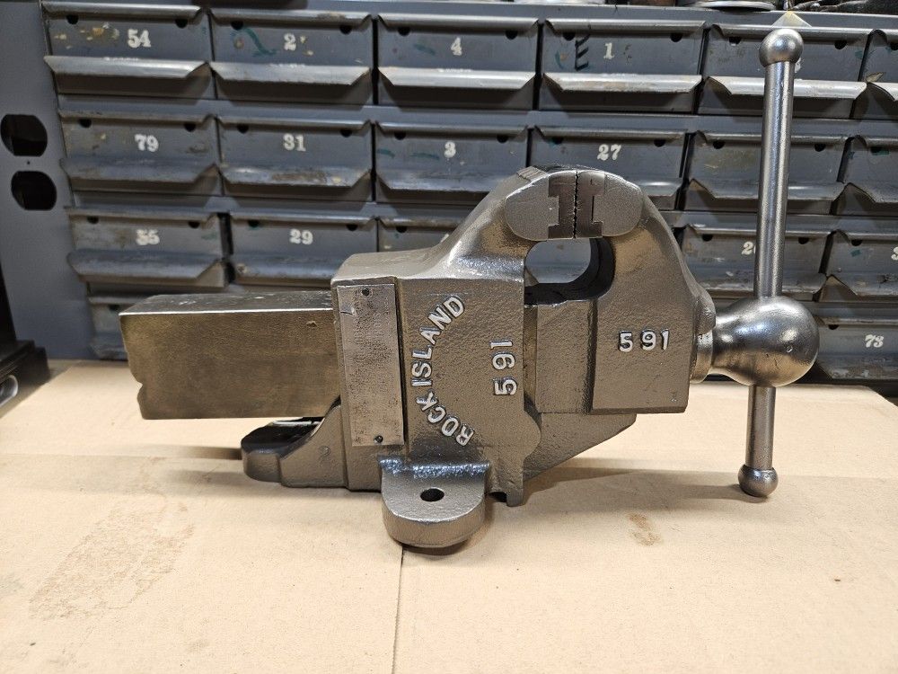 Rock Island 591 Bench Vise Vice USA Made