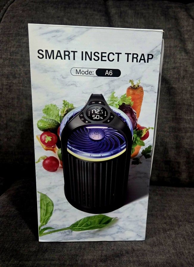 Insect Trap Electronic Fruit Fly Gnats UV Blue Light