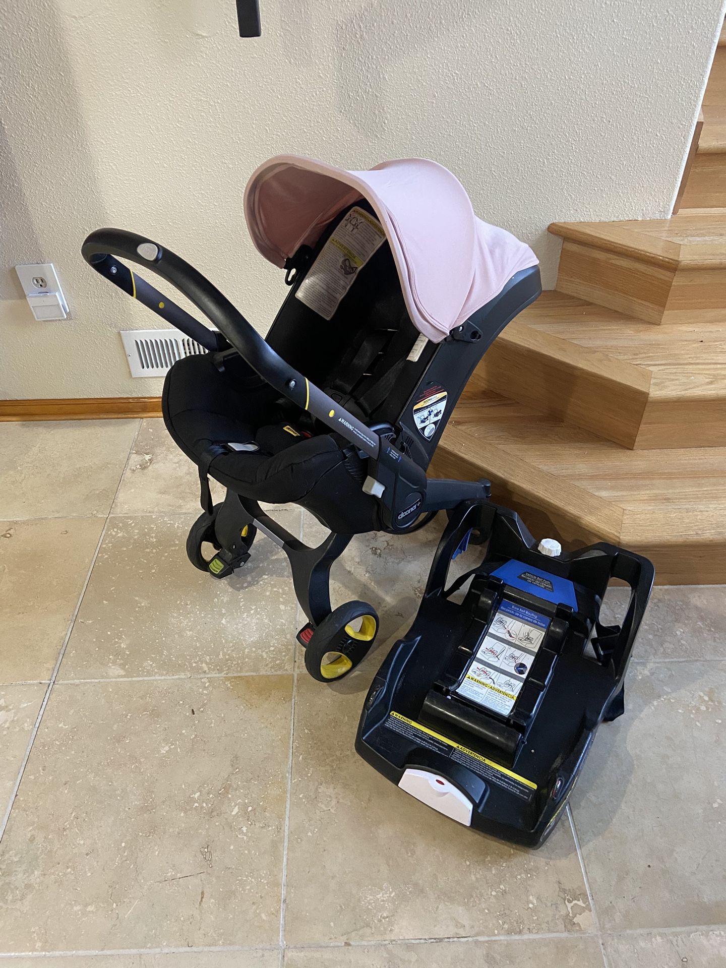 Doona Stroller With Base Pink