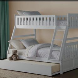 Bunk Beds White Color