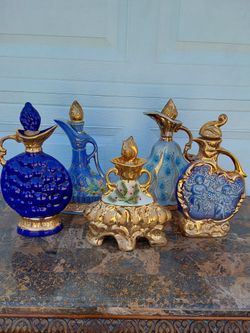 Vintage decanters