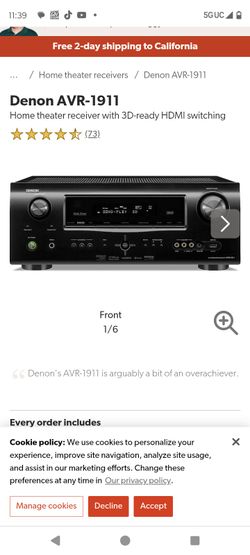 Denon AVR-1911 Receiver 