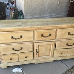 Dresser with mirror and Armoire 