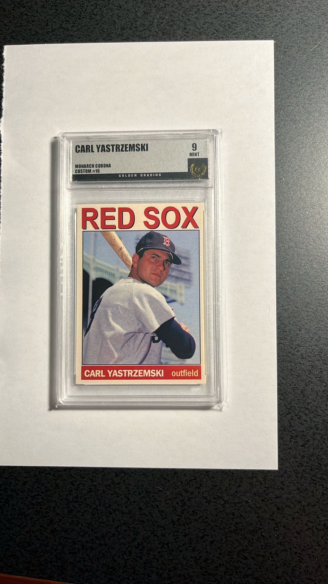 Carl Yastrzemski ‘67 Triple Crown Year Graded Card