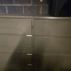 Two Drawer Filing Cabinets. (2  Available)