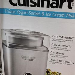 Cuisinart Ice Cream Maker, Frozen Yogurt Machine 