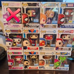 Funko Exclusives! Spider-Man, One Piece, Hello Kitty 