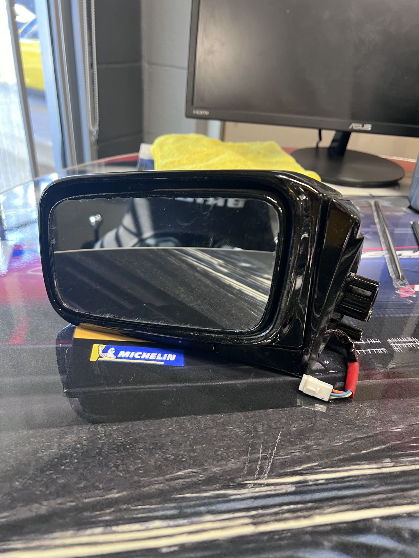 Toyota AE86 Driver Side Mirror Black!