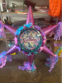 Butterfly/ mariposa 3-d star piñata