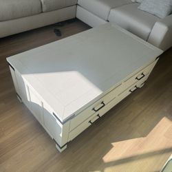 Wade Lift Top Storage Coffee Table W/ Wheels