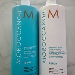 Moroccan Oil Shampoo Conditioner Moisture Repair 1L