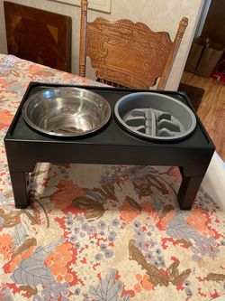 Dog Feeder  Adjustable Height