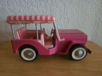Antique 1962 Pink Tonka Jeep