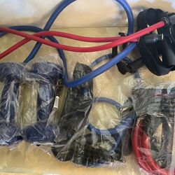 5 Lbs Blue Weights Brand New Still In Bag + Plus Bonus Workout Equipment