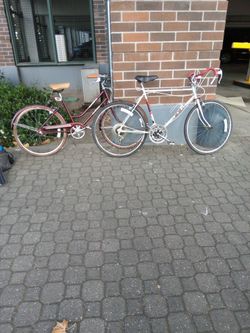 $100 his and hers vintage road bikes