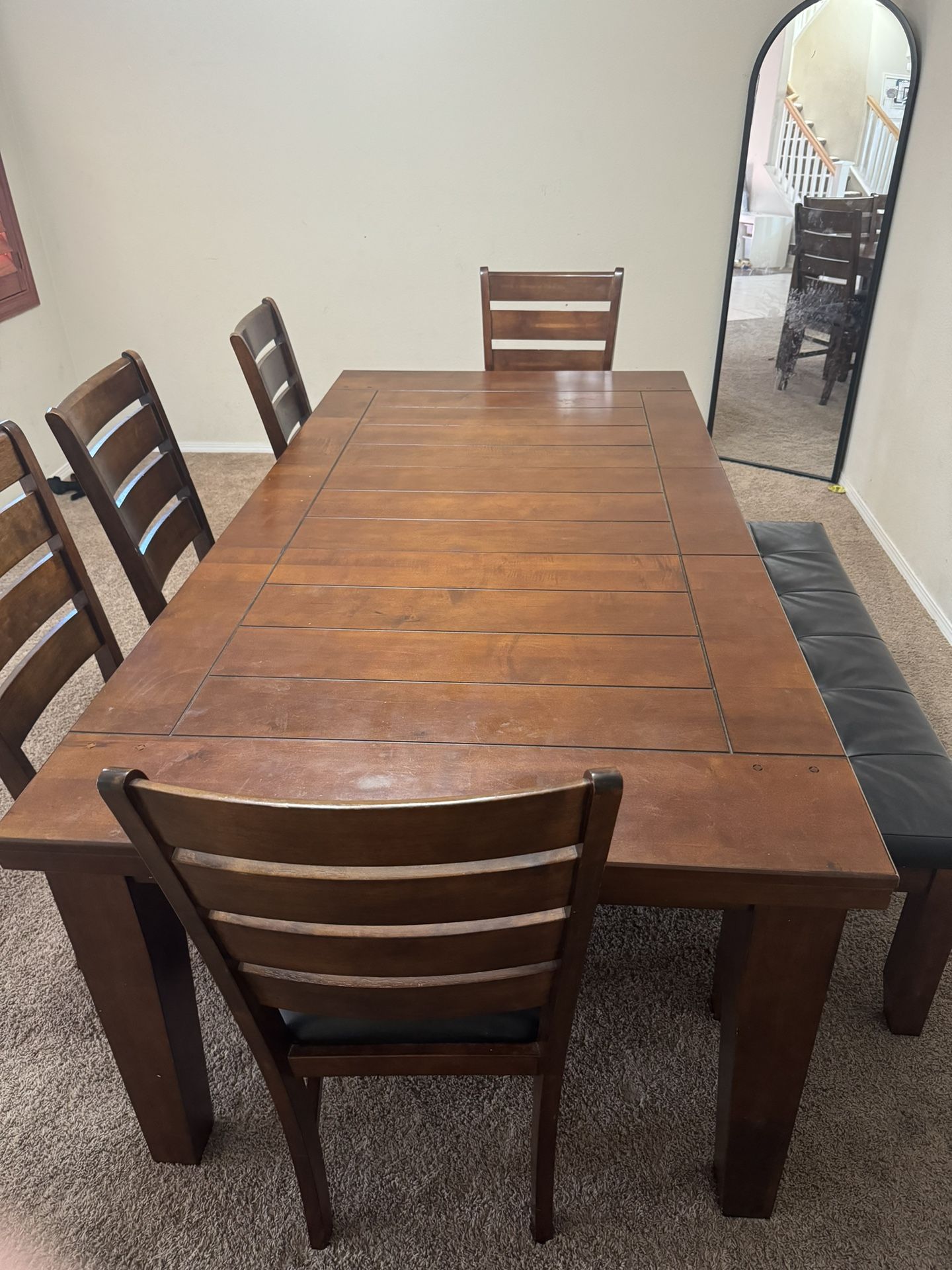 Dining Table With Bench