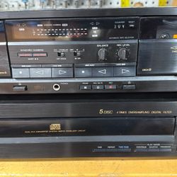 Sony Cd Player And Cassette Deck 