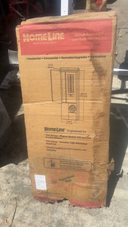 Homeline Square D Main panel