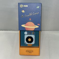 MUZEN Button Mini Bluetooth Speaker Retro Wireless Audio - Blue