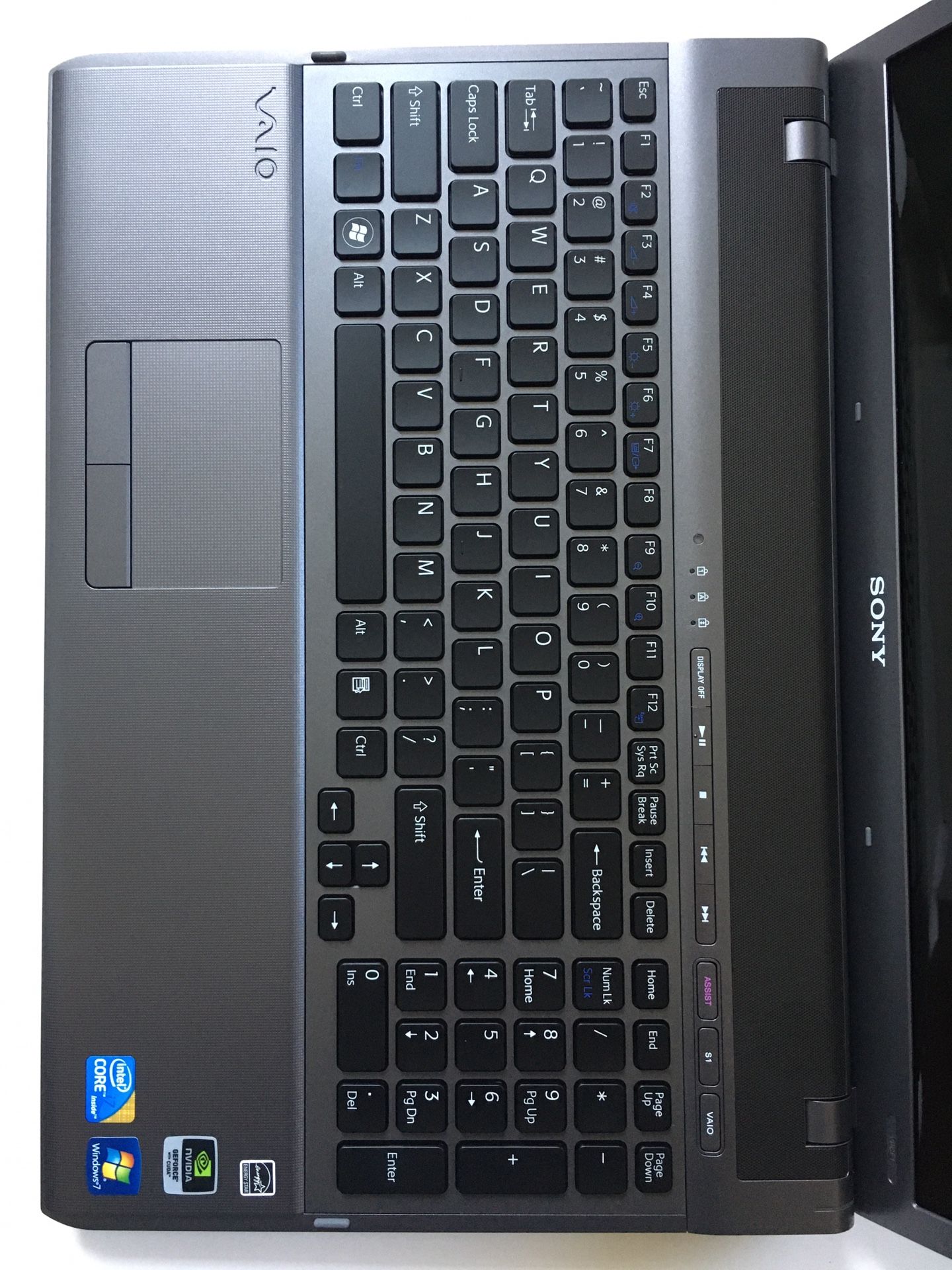 Sony VIAO Laptop, 16.4” Screen, i7 Core, 320GB HDD, 4GB RAM, Windows 10 Pro, SN#54034648 3002180 (New, Open Box)