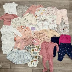 Baby Girl Clothes 0-9 Months