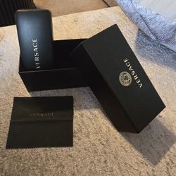 Versace glasses box,case,shammy 