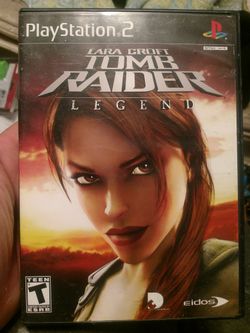 Tomb Raider Legend Lara Croft PS2 PlayStation 2