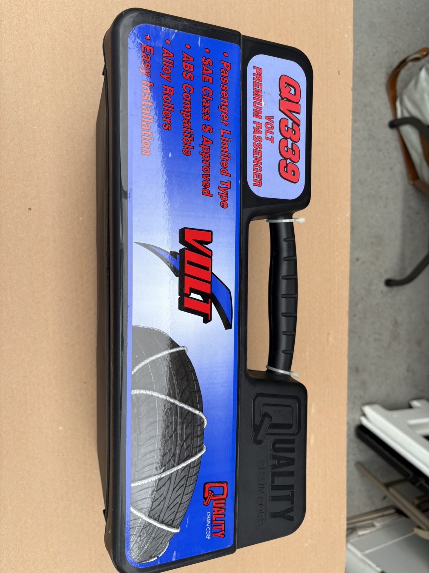 Get Ready For Winter Snow Chains Volt Premium Passenger Brand NEW!!