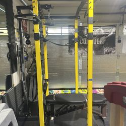 Hulk fit Power Cage W/ Lat Pull Down Attachment 