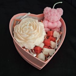 Valentine's Day Candle Gift Set, Romantic Scented Candle