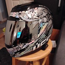 Icon Airmada Mechanica Helmet L Bluetooth