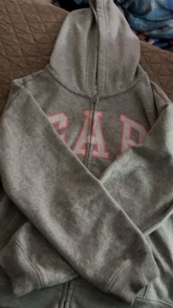 GAP Kids Gray Zip-Up Hoodie – Size XXL