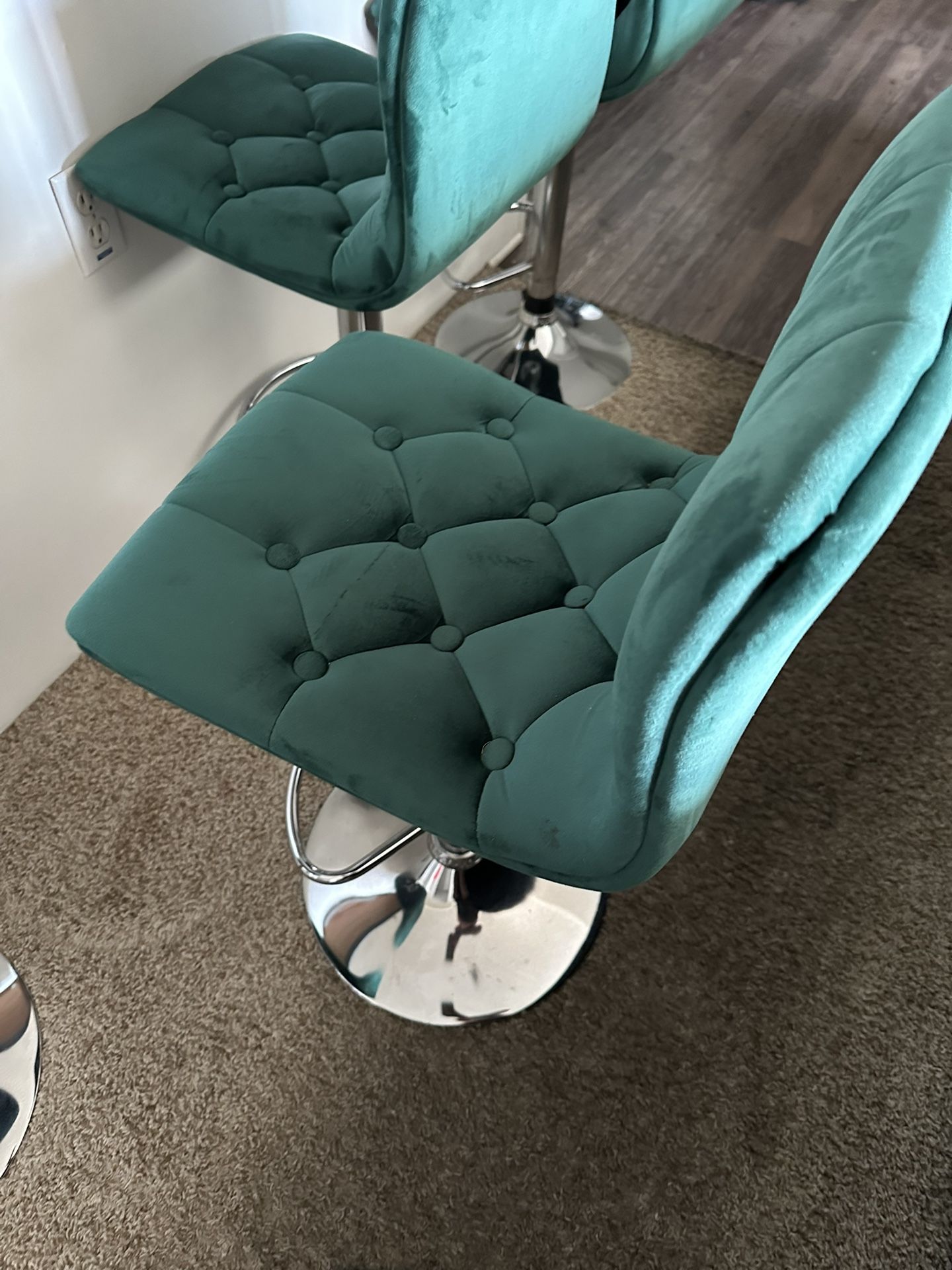 Green Stool Chairs