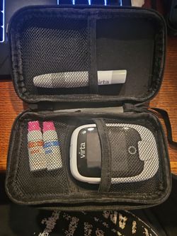 Virta glucose monitor and test strips