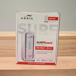 ARRIS SB6183 686 Mbps Cable Modem, White - Brand NEW
