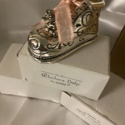 Decorative Metal Baby  Shoe Weight