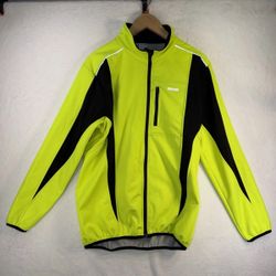 Arsuxeo Mens Cycling Jacket Neon