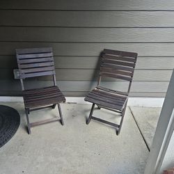 Wooden Folding Chairs 