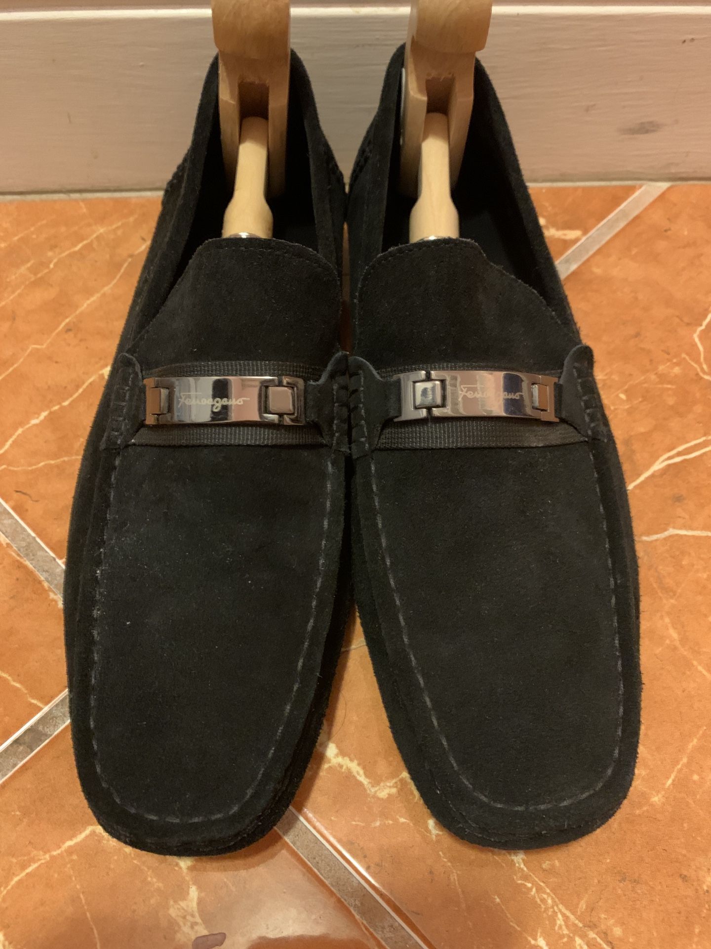 Salvatore Ferragamo 3619-5 Moccasin Mancini Loafers 46 Us12 Shoe George Cleverly Tree