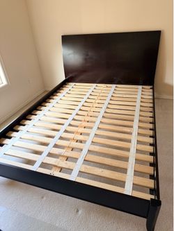 Crate & Barrel Queen Bed Frame