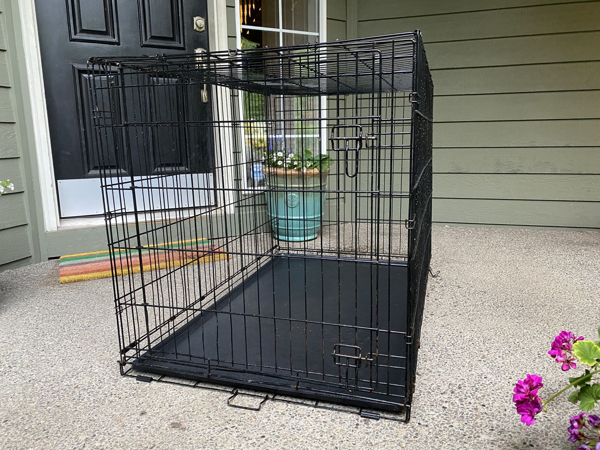 EXTRA LARGE SIZE (48") WIRE DOG KENNEL / CRATE