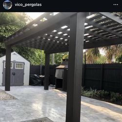 Custom Wood Pergola 