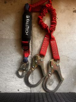 FallTech Ironman Double-Leg Elasticated Energy Absorbing Lanyard