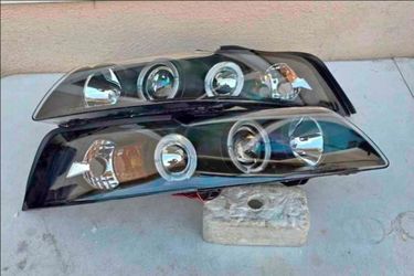 99-04 Ford Mustang LED DRL Projector Headlights Luces Focos Micas Faros Faroles Headlamps