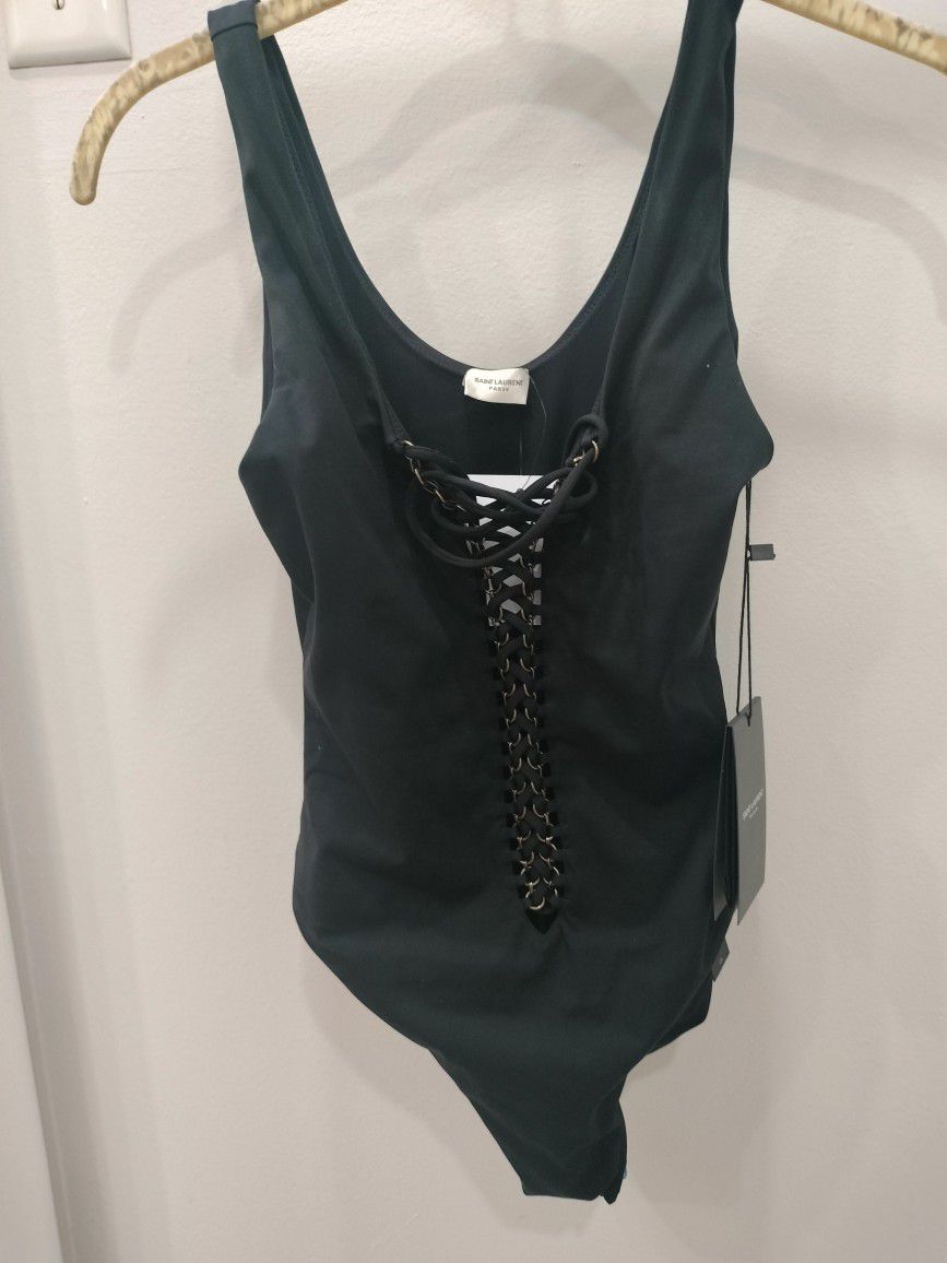 Ysl Brand New With Tags One Piece Swimsuit Xs 
