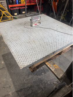 5000 lb industrial floor scale
