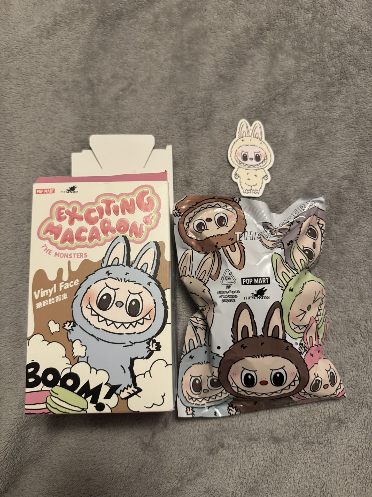 Exciting Macaron Labubu “ Soy Milk “