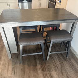 Dining Table With Stools