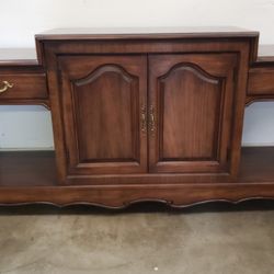 Solid Walnut TV / Plant Stand / Cabinet 
